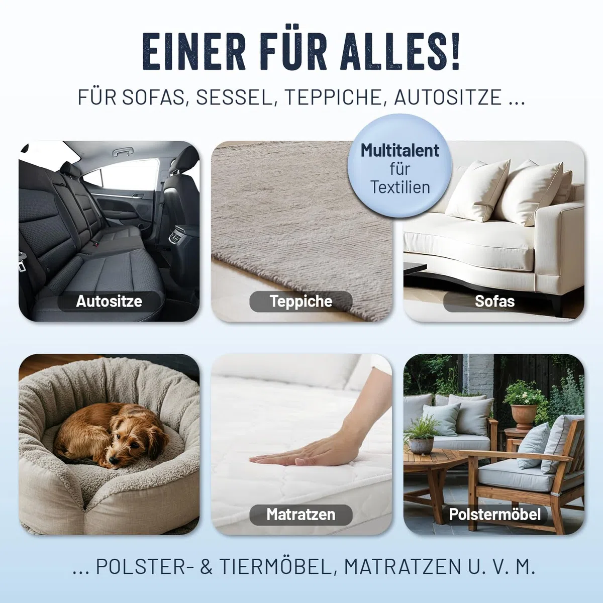 CLEANmaxx Teppich-Shampoo 1 x 1000 ml | Perfekte Kombination mit dem Hartboden- und Teppichreiniger PRO, auch für andere Wasch- und Teppichsauger geeignet | Spezialfleckenformel und Farbauffrischer