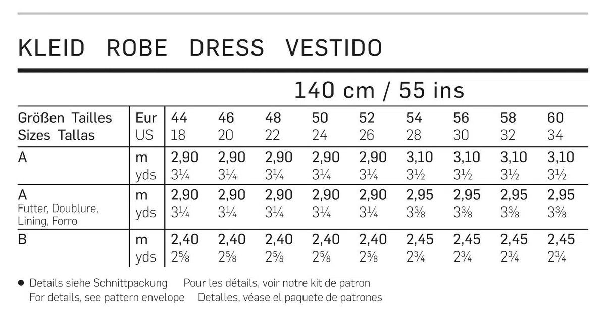 Burda Schnittmuster Sommerkleid, A-Linie