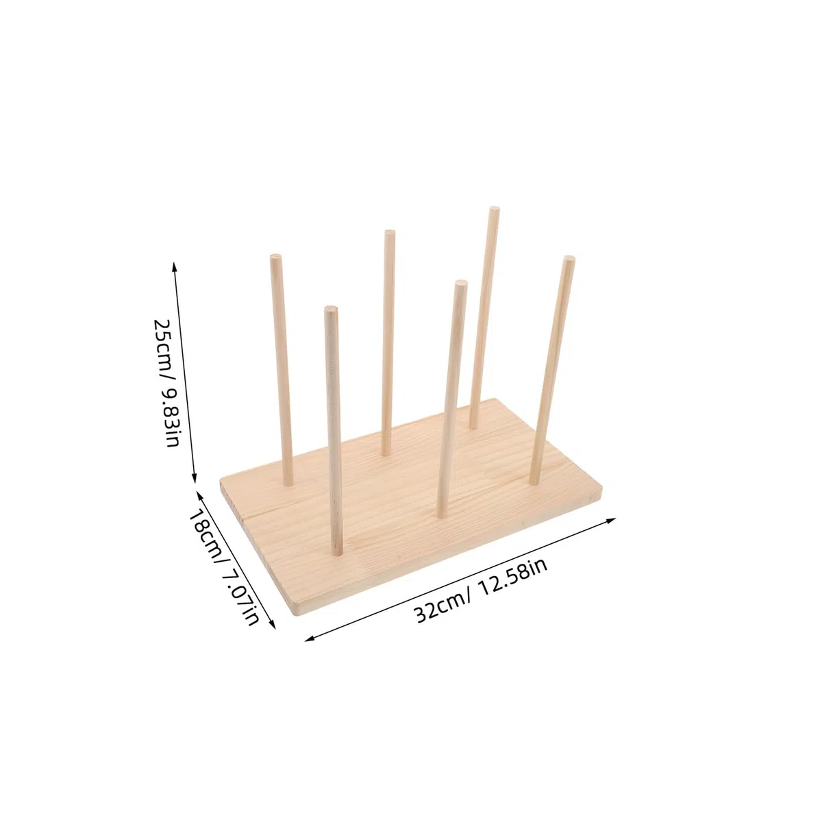 HEMOTON Holz Puppenständer für 6 Handpuppen Stabiler Fingerpuppen Organizer Platzsparend und Stoßfest Puppenhalter für Klassenzimmer Kindergarten und Zuhause