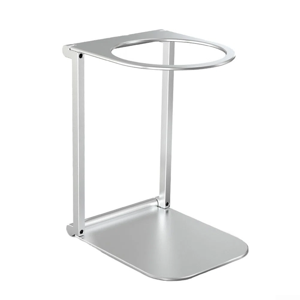 Yhenlovtt Tragbarer Kaffee-Tropfständer, Edelstahl-Filterhalter mit Basis, faltbares Design für Camping, Wandern, Reisen, Outdoor-Brauen, Espressomaschinen, verstellbare Höhe