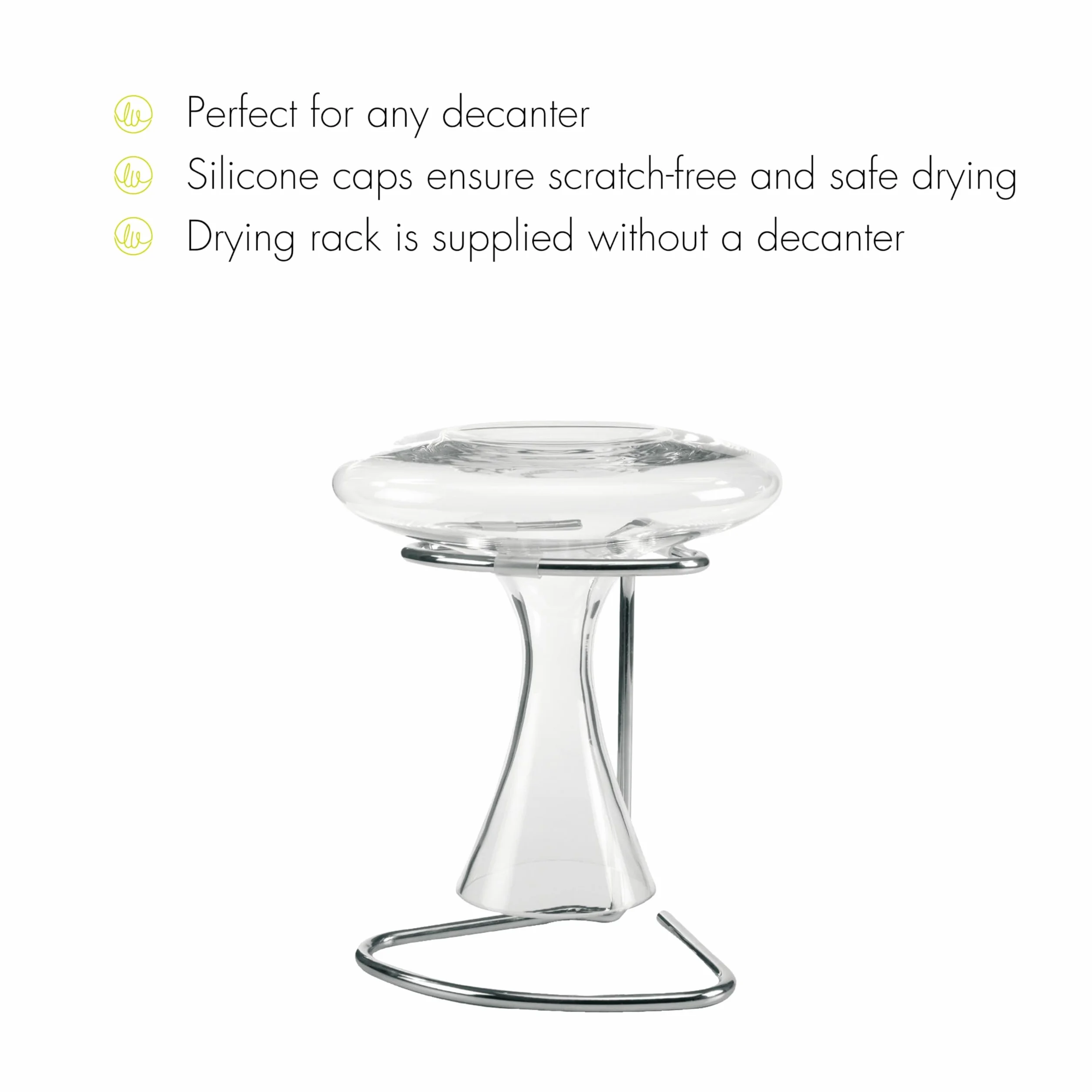 Dekantertrockner de Luxe - Triangel 190x160x200mm