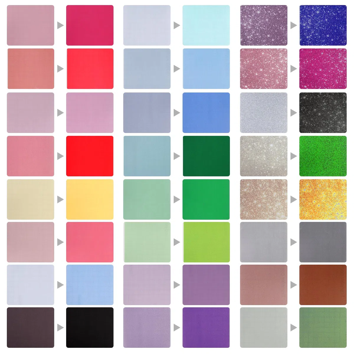 Infusible Transfer Ink Sheets 24 Stück/Set, Infusible Ink Folie, Fusible Transfer Ink Sheets, Unschmelzbare Transfer-Tintenblätter, Vorgefärbtes Sublimationspapier für T-Shirt, Tasse, Untersetzer