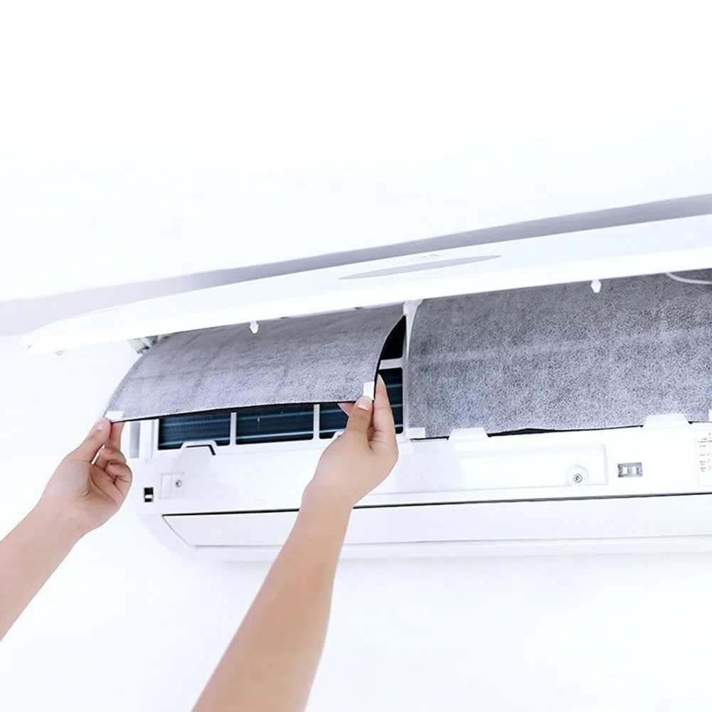 Lioaeust Klimaanlage Ersatz Filter, 50 Stück/25bags Anti-Staub Klimaanlage Outlet Filter Mesh Netzwerk Filter Reiniger für Zuhause
