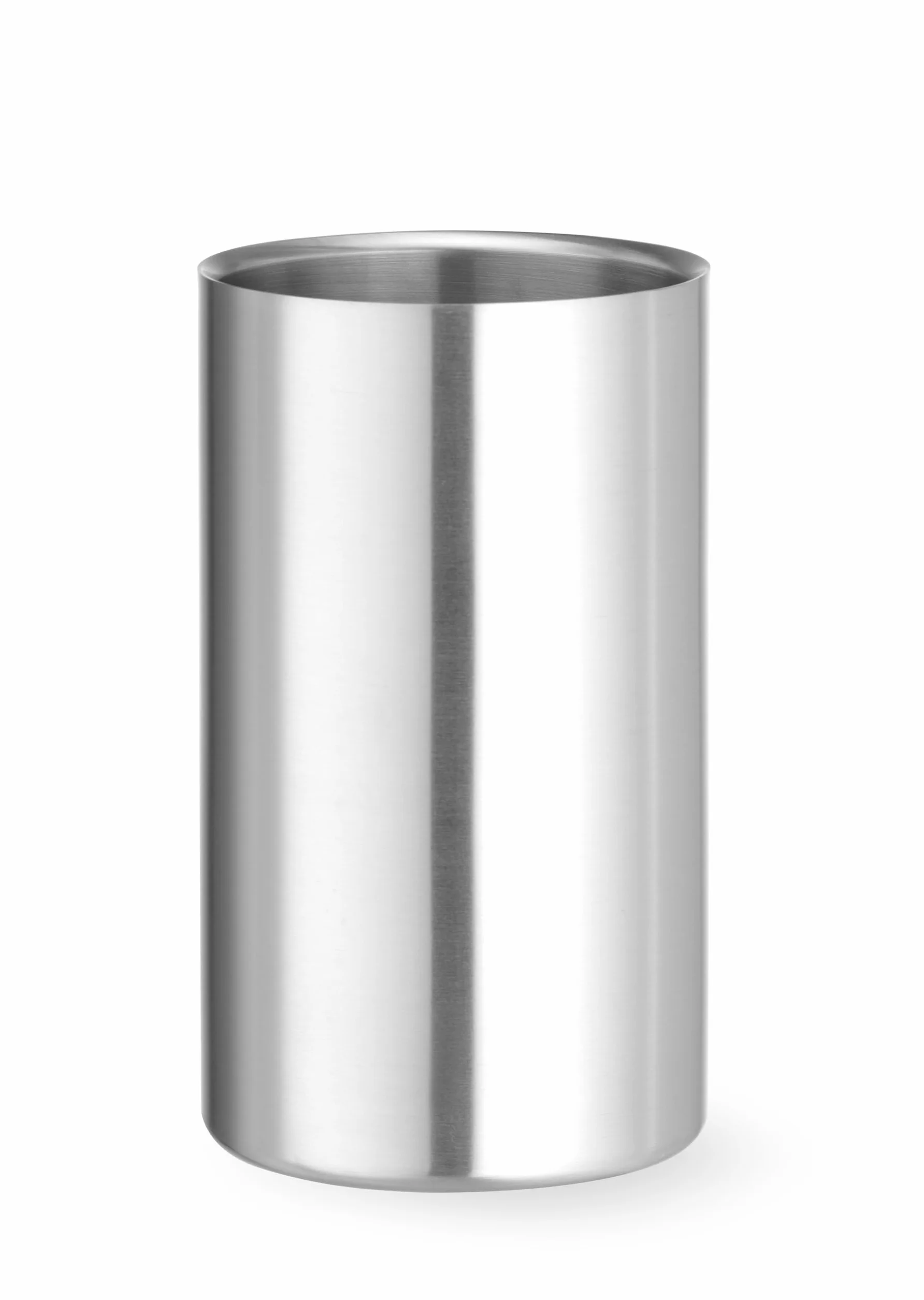 HENDI Weinkühler, BarUp, Doppelwandig, für den Gebrauch ohne Eiswürfel, Flaschenkühler, Champagnerkühler, Sektkühler, ø120x(H)180mm, Edelstahl