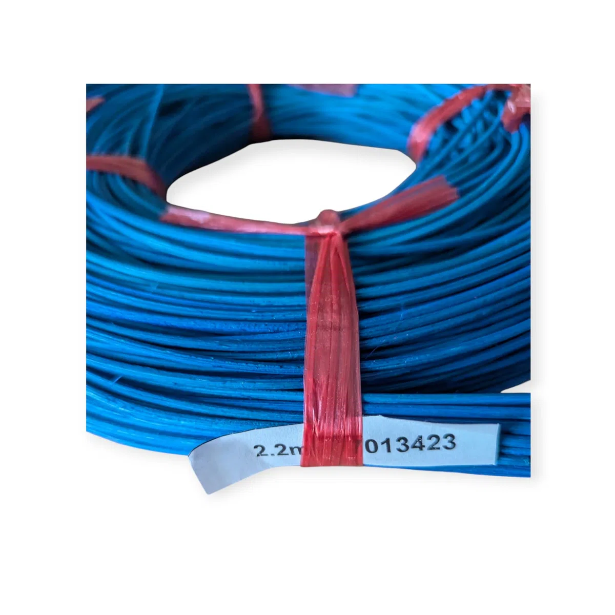 fitalia 2.2 mm Peddigrohr Farbe blau, 250 g gerollt,