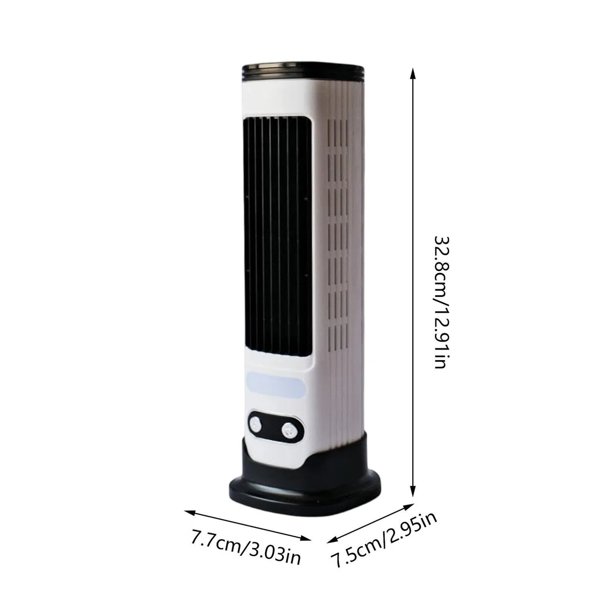 Genérico Turmventilator | 5 Lüftungsgeschwindigkeiten | USB-Turmventilator, wiederaufladbar, leise, mit verstellbarem Gitter für Schlafzimmer, für Camping, , Zuhause, Büro und Schlafzimmer