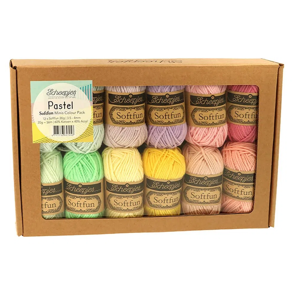 Scheepjes Softfun Colour Pack 12x20g - Ocean Breeze