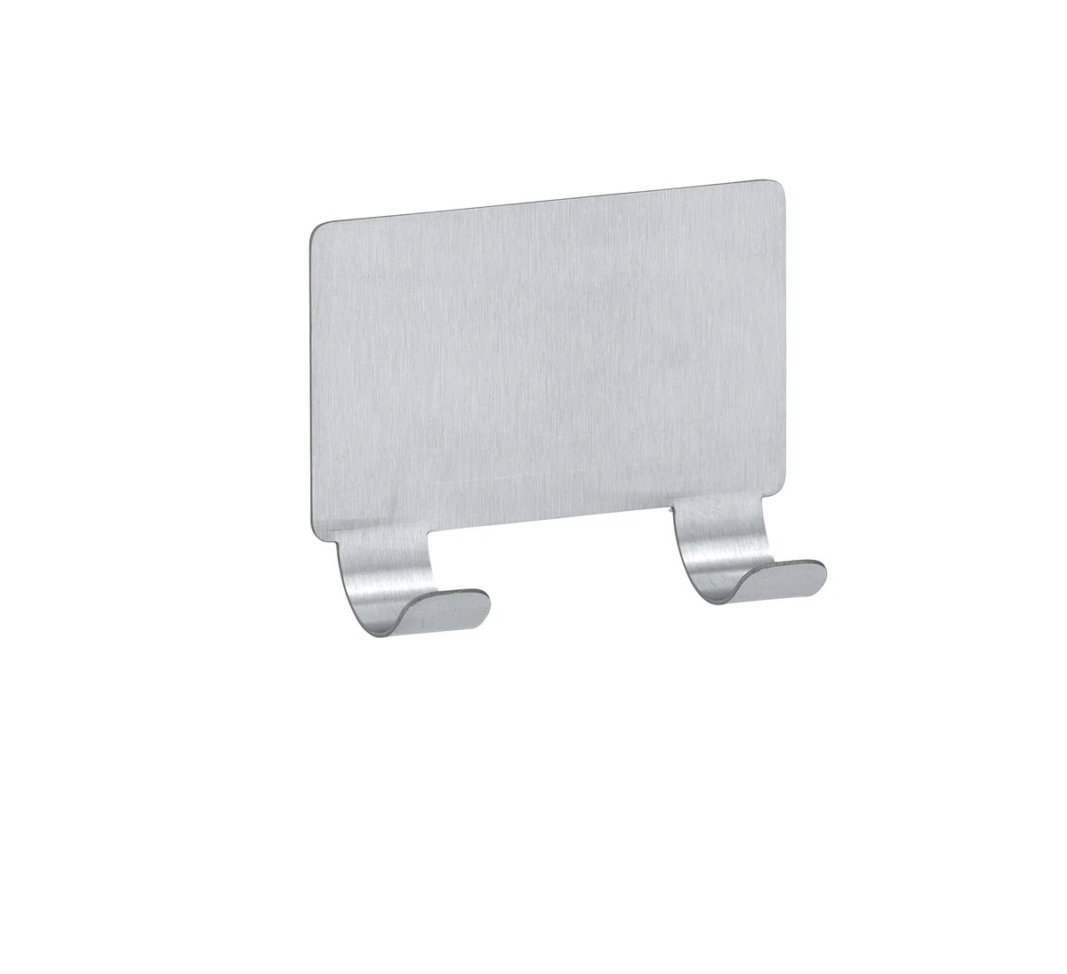 WENKO Badezimmerwischer Terni Jumbo - Duschabzieher mit Wandbefestigung zum Ankleben, Metall, 40 x 17 x 3.5 cm, Chrom, Silber Glänzend, 17 x 3.5 x 40 cm
