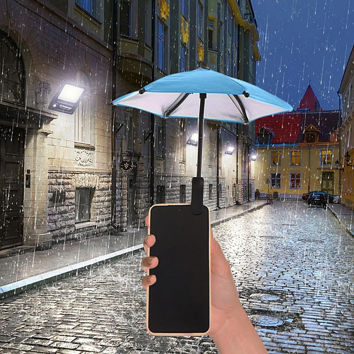 Handy-Regenschirm – blendfreier Sonnenschutz, Handy-Regenschirm für die, schützt vor Sonnenlicht und Blendung, Outdoor-Aktivitäten, Schirme für Handy-Sonnenschutz | Universell passend fü