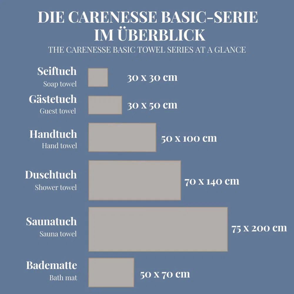 Carenesse 2er Set Badvorleger mit Fußabdruck 50 x 70 cm grau I Saugstarke Badematte aus Baumwolle: Premium Hotelqualität Öko-Tex 100 I Badematten Set kurzflorig I Duschvorleger dick & fusselfrei
