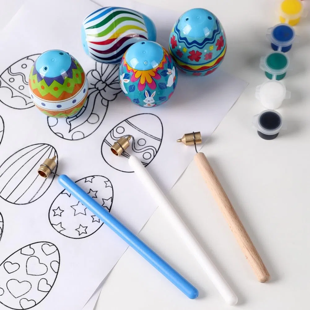 Schräglinien-Farbstift-Set, 0,7/0,5/0,4 Mm, Schwere Feine Messingspitze, Kistka-Wachsstift, Dekorationsset, Pysanky, Kistka-Werkzeug, Langlebig