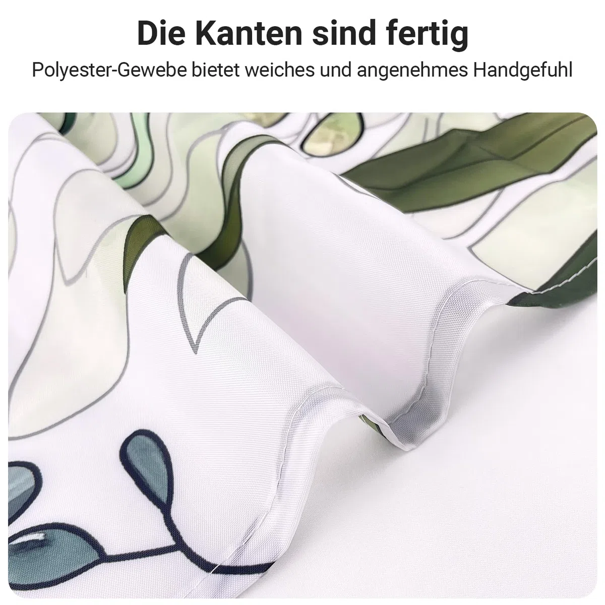 Lerores Duschvorhang 180x180cm, Grün Blätter Antischimmel Textil, Beschwerter Saum Wasserabweisend, Waschbar Polyester Stoff Badevorhänge mit Ösen und 12 Duschvorhangringe für Badezimmer, Badewanne