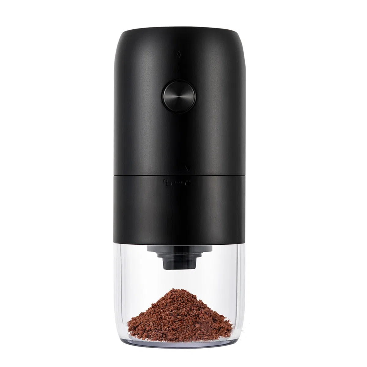 Mini Schrotmühle, Elektrische Getreidemühle Für Mais, Weizen moulin à céréales manuel maison, moulin grains café bio cuisine broyeur grains malt brassage amateur 25W (schwarz)