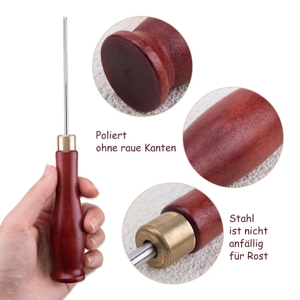 HUTRADE 3 Stück vielseitiges Stofftiere Füllwerkzeug für DIY-Handwerksprojekte und Häkelarbeiten Enthält Füllwatte in den Größen 3 mm, 4 mm und 5 mm zum Nähen und Basteln