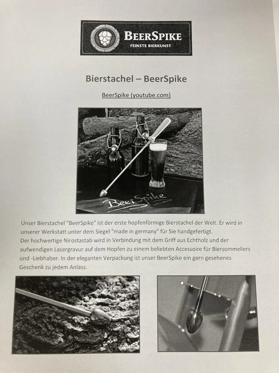 STAR Bierstachel BeerSpike Spülmaschinenfest | Geschenke für Männer