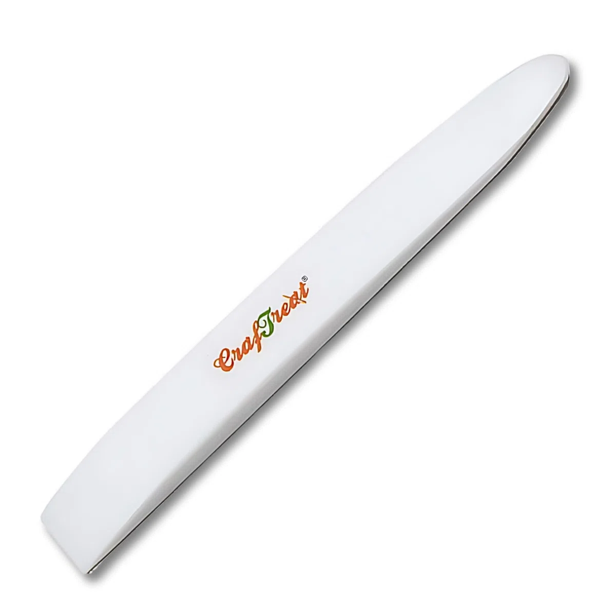 CrafTreat Teflon Falzbein aus knochen - Heber Falzbein - falzbein für papier - Ideal als Falz-, Rill- und Knickhilfe für Papiere, Bastelbuch