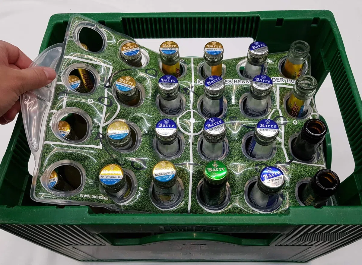 Premium Bierkistenkühler Bierkastenkühler Flaschenkühler Getränkekühler für Bierkiste Bierkisten Kühler Bierkasten Bierkästen