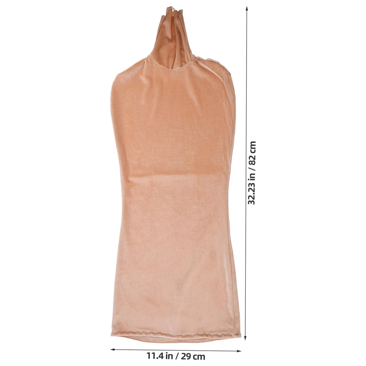 OUNONA Samt Stoffbezug Für Kleiderpuppe Ersatz Halbtorso 32X11 Zoll Ideal Für Schaufensterpuppen Zubehör Im Einzelhandel