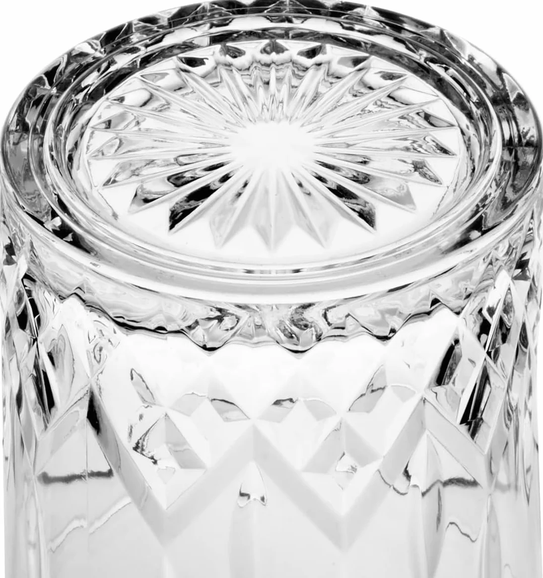 Glasmark KROSNO 1992 Whisky Gläser Set Whiskeygläser 6 Stück 280 ml Rum Gin Bourbon Cocktail Whiskey Glas Trinkgläser Geschliffen Spülmaschinengeeignet, NIEDRIGE