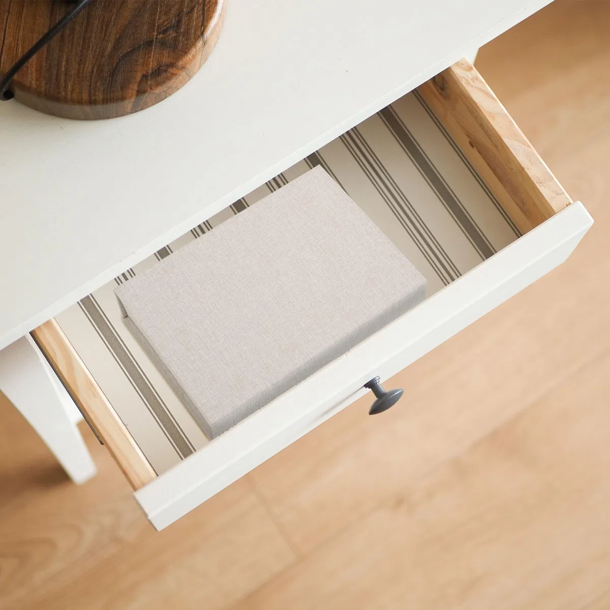 Vienrose Photo Storage Box 4x6, Fotoaufbewahrungsbox 10x15 cm, Foto Organizer aus Leinen, Aufbewahrungs- und Erinnerungsbox für Fotos, Bilder, Postkarten, Geschenkbox für Andenken, Keepsakes Beige
