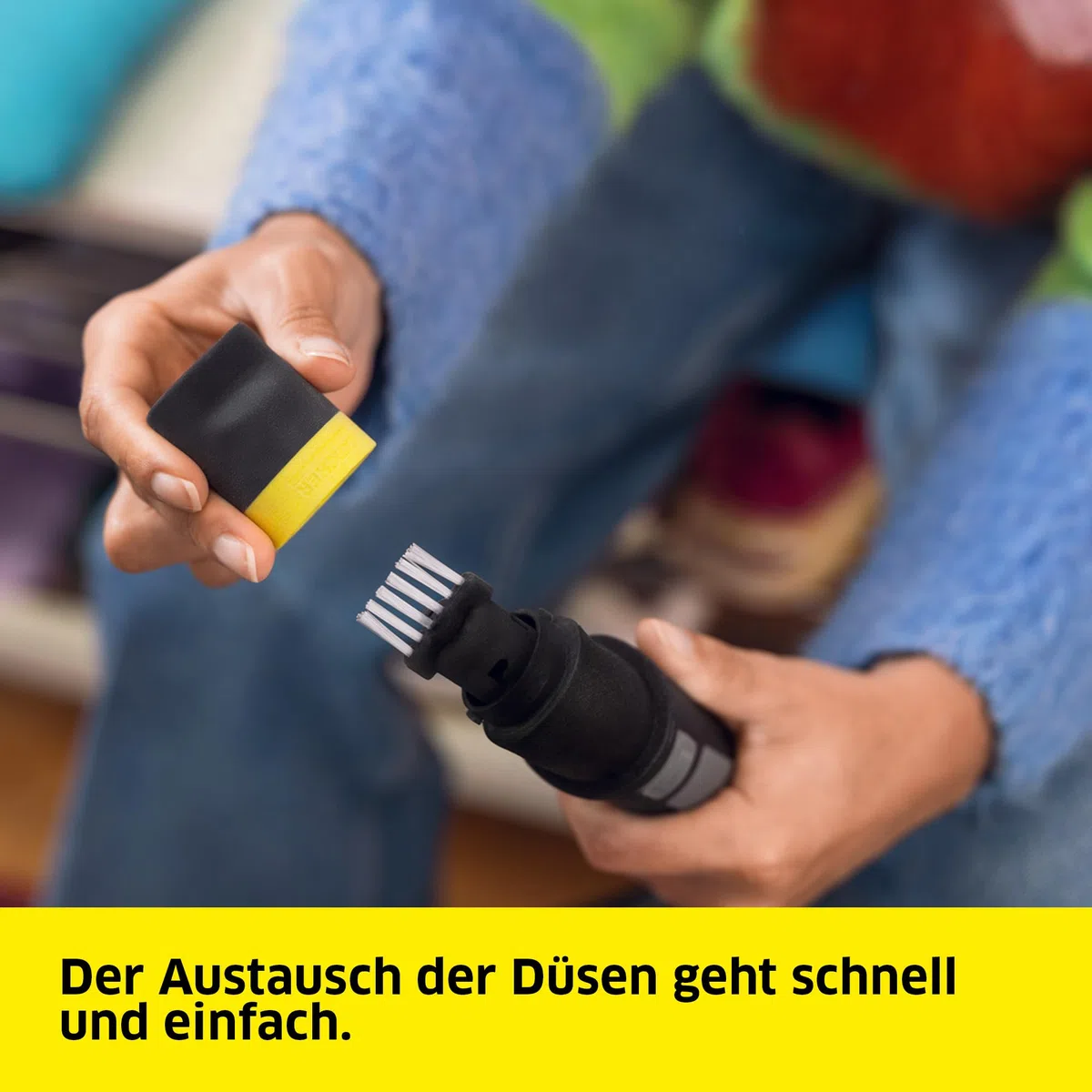 Kärcher Shoe!Cleaner SE 3-18 Compact, SE 2 Spot, Original-Zubehör für Kärcher Waschsauger, Reinigung von Sport-, Freizeit- und Outdoorschuhen, tropffrei, weiche Borsten, Durchspülfunktion