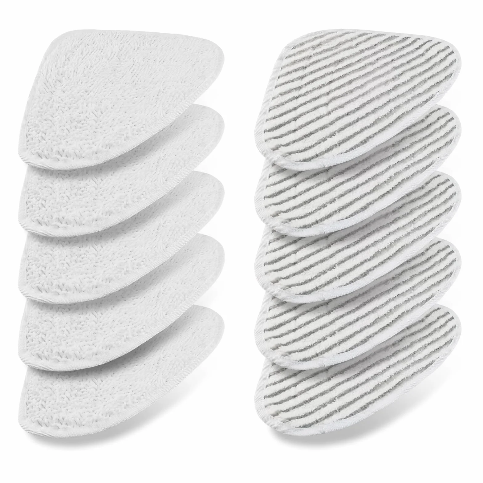 10 Pack für Vileda Dampfreiniger Steam Ersatzbezüge Mikrofasern Set, für Vileda Steam Plus Bodenwischer Dampfreiniger Wiederverwendbar, für Alle Flecken Entfernen Boden