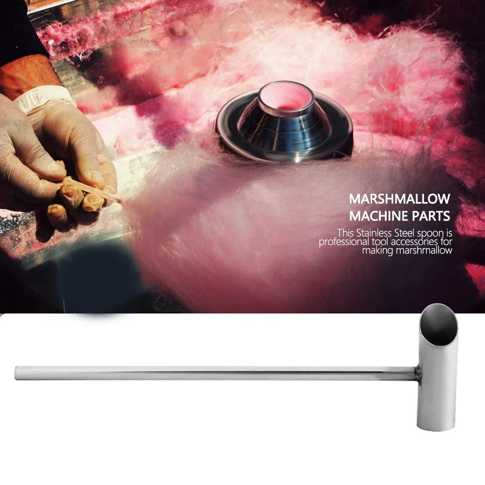Zuckerwatte Herstellungswerkzeuge, 11,6 Zoll Zuckerlöffel Marshmallow Maschine für Zuckerwatte Ersatzteile Professionelles Werkzeugzubehör für Marshmallow