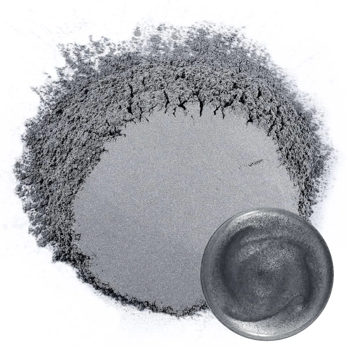Ceya Glimmerpulver, 150 g Grauer Perlglanz-Effekt, Farbstoff-Pigmentpulver für Epoxidharz, Becher, Schleim-Badekugel, Seifenfarbe, Schleim, Kerzenherstellung, Harzhandwerk, Farbe, Schmuck, Nagellack