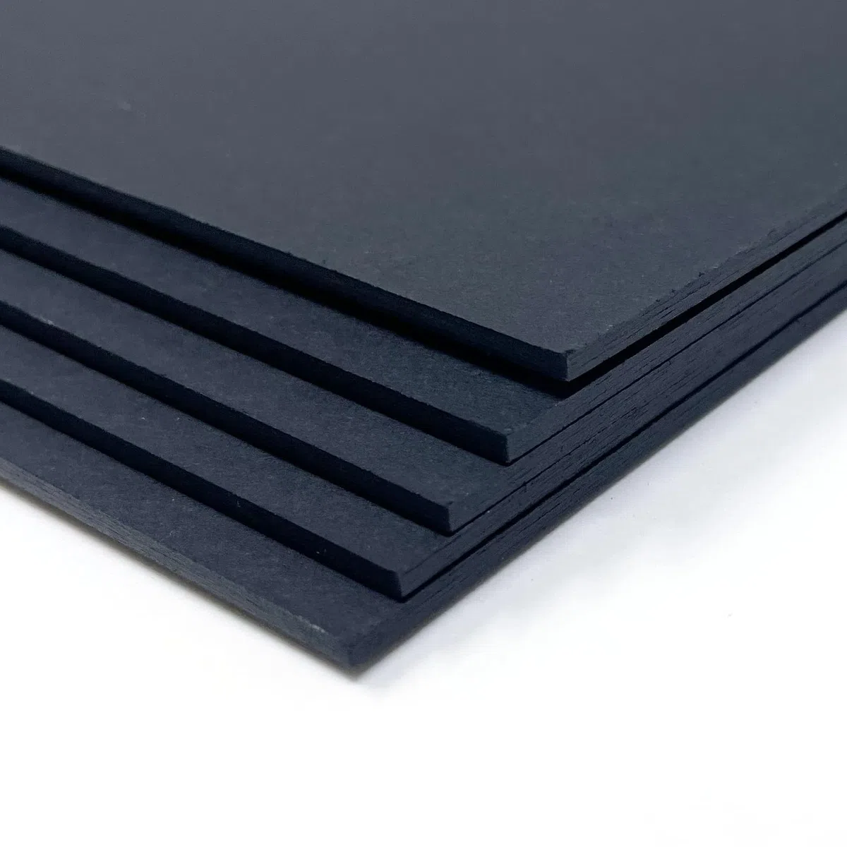 10Stk. Blackboard Pappe DIN A4 | 1mm Stärke | tiefschwarz durchgefärbt | Modellbauwerk® | für Modellbau und Bastelarbeiten | Architektur | Studium | Material | Diorama | Kreativ sein