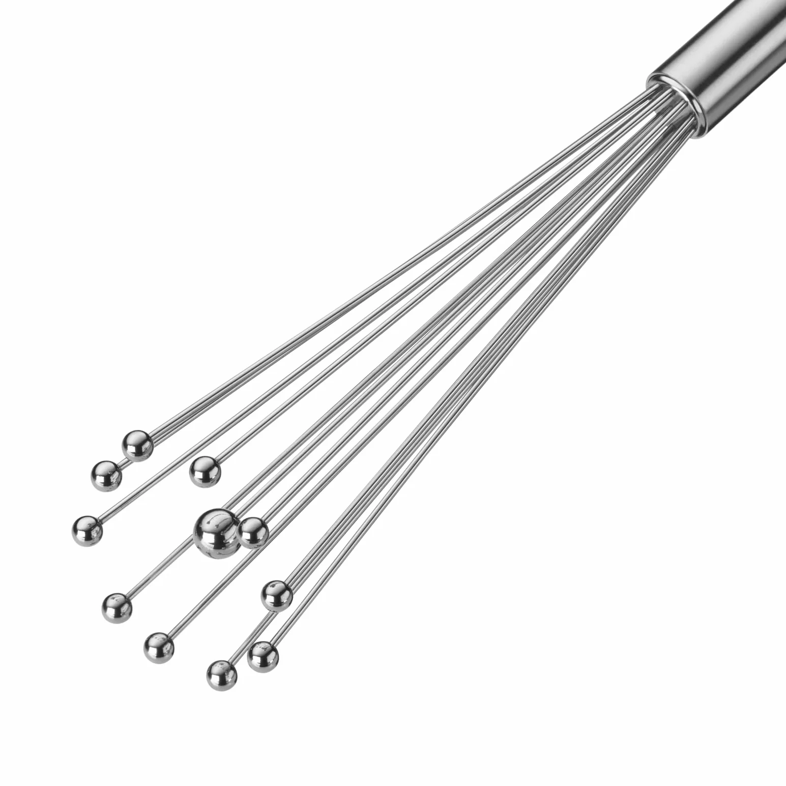 WMF Profi Plus Rührblitz 27 cm, Schneebesen Edelstahl -Kugeln, Cromargan Edelstahl teilmattiert, Rührbesen, Quirl