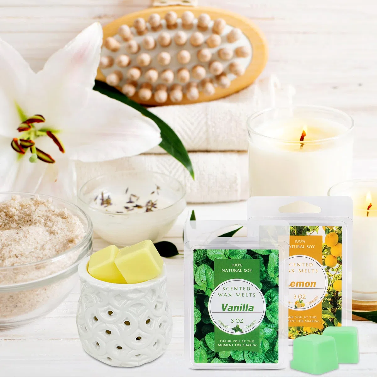 Duftwachs für Duftlampe 8 Düfte Duftwachs Wax Melts Sojawachs Scentsy Duftwachs, Duftlampe Wachs für Hochzeiten, Geburtstag, Valentinstag, Weihnachten