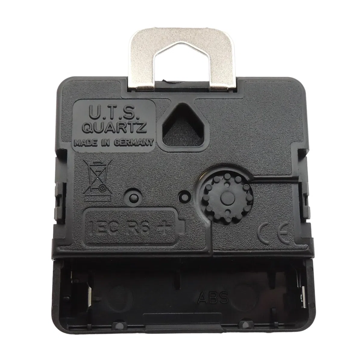KD89 UTS - Uhrwerk/Quarz-Uhrwerk inklusive Spannschrauben, Wandhalterung, Spannmutter, Gummi-Unterlegscheibe - Made in Germany