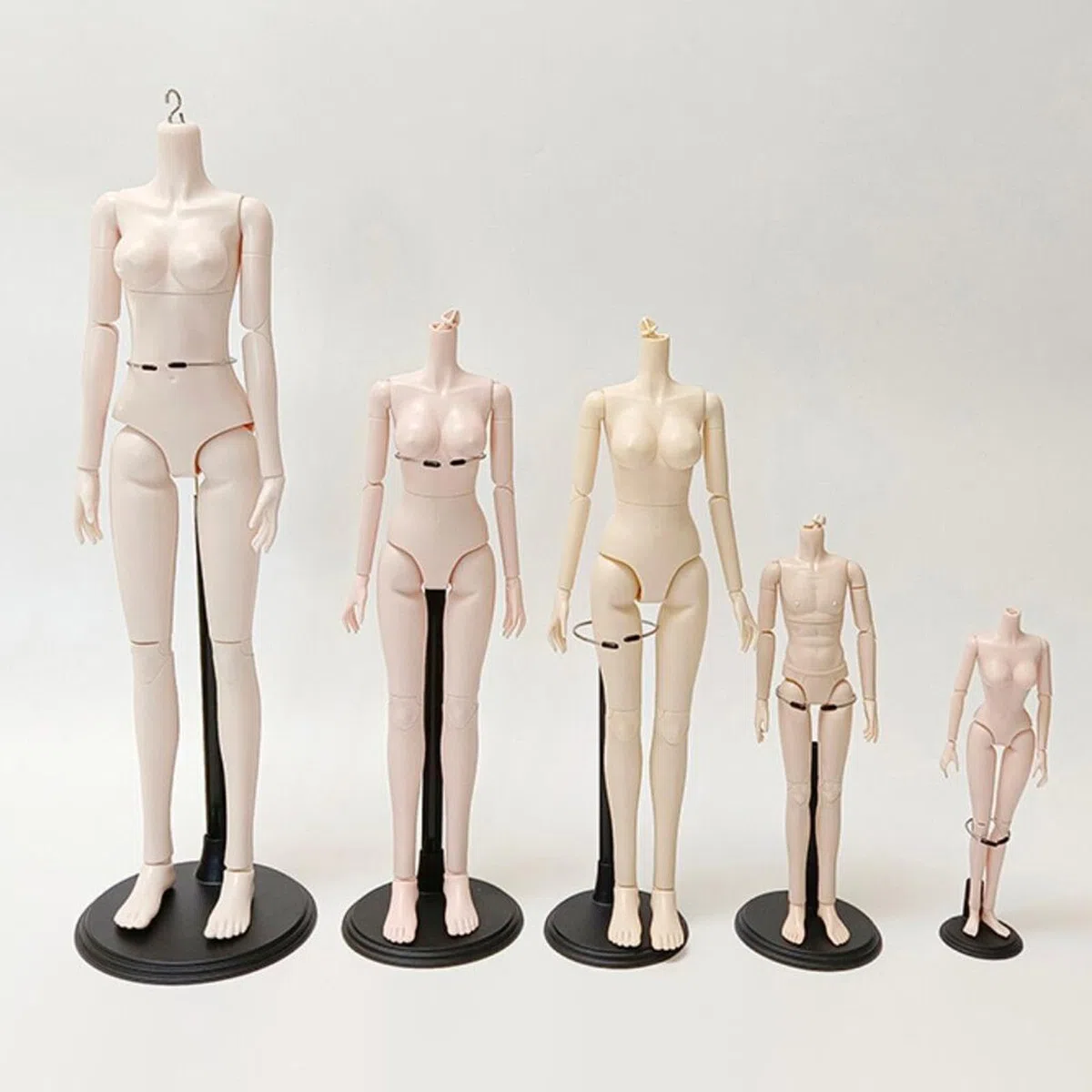 Leichter Puppenständer mit Höhenverstellung für Sammlerfiguren, 30cm bis 40cm Puppe