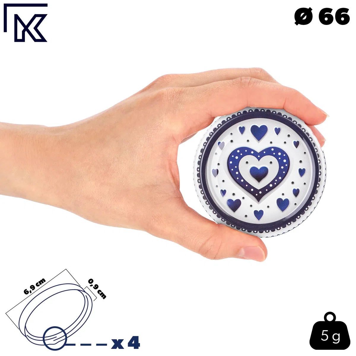 KADAX 10er Set Einmachgläser 200ml TO66, Marmeladengläser Vorratsgläser Mason Jar mit Schraubdeckel, Luftdicht & Spülmaschinenfest, Honig- & Dessertgläser
