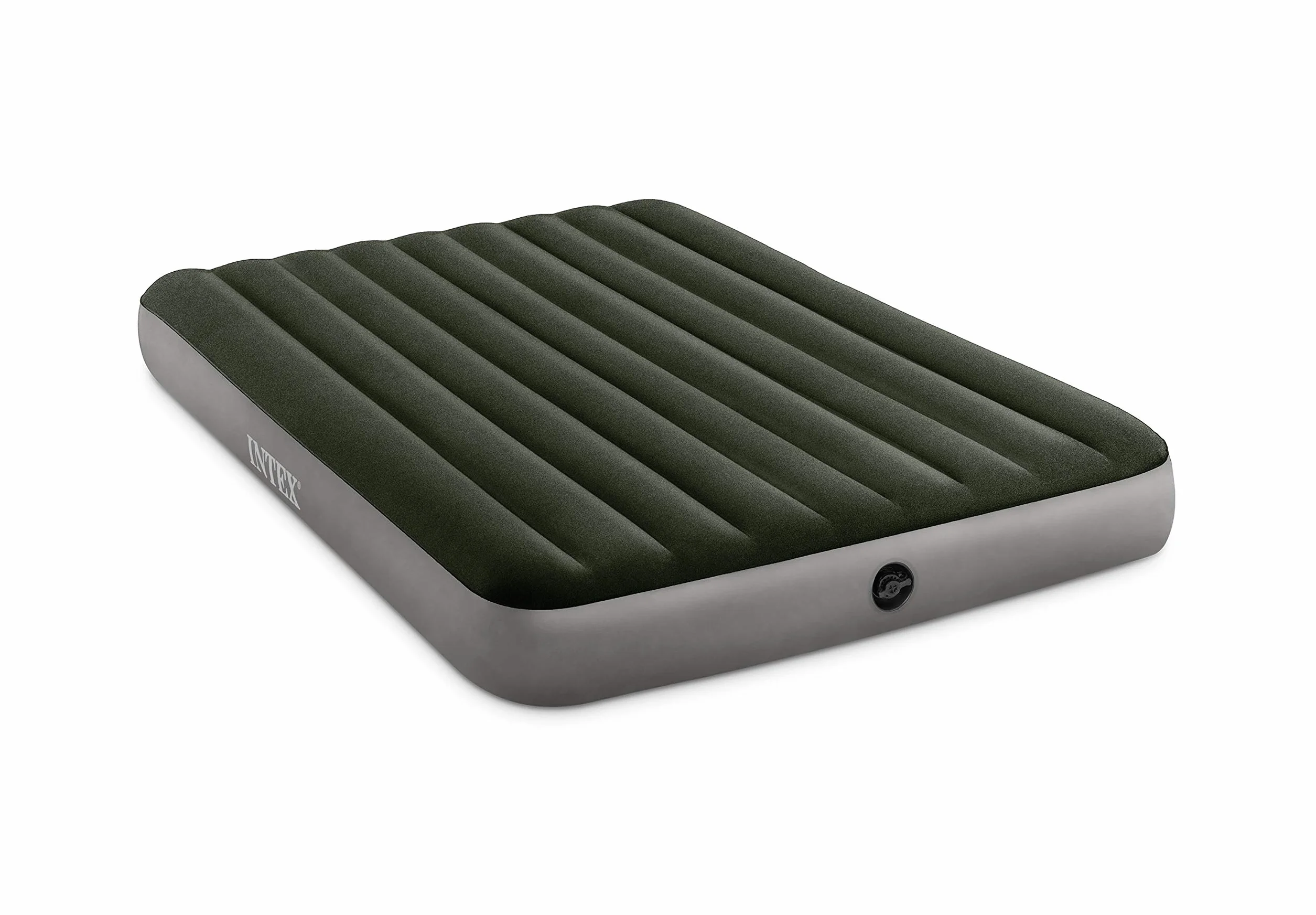 INTEX Dura-Beam Camping Matratze für 2 Person Isomatte (152 x 203 x 25 cm) max. 272KG – Gästebett aufblasbares Bett Luftbett, Fiber-Tech-Technologie (64109)