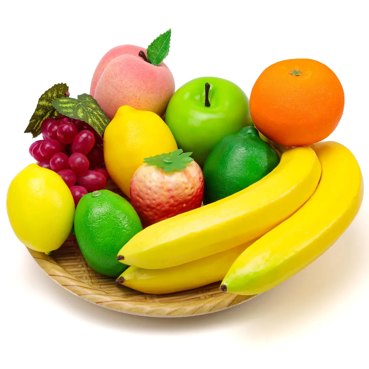 10 PCS Künstliche Früchte Dekoration Haushalt Gefälscht Banane Zitrone Orange Erdbeeren Apfel Pfirsich Traube Andere Faux Realistisch Fotografie Requisiten