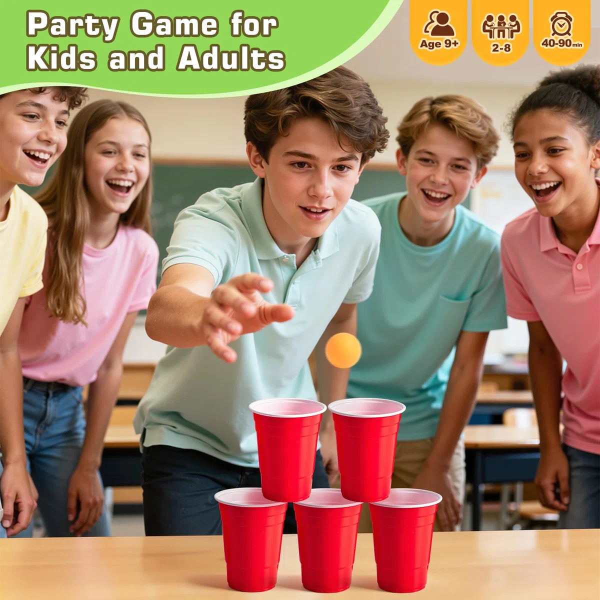 Partyspiele für Erwachsene und Kinder, Verrückte Spiel, Brettspiel mit 167 Vielfältigen Herausforderungen, Gesellschaftsspiele ab 8+ Jahre Familienspiele Lustige Geschenke für Jungen und Mädchen
