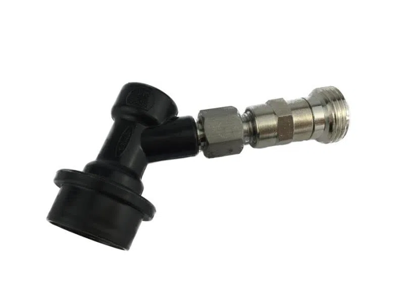 Steckkupplung NC schwarz für Getränke mit 5/8" Außengewinde Corny Keg Cornelius