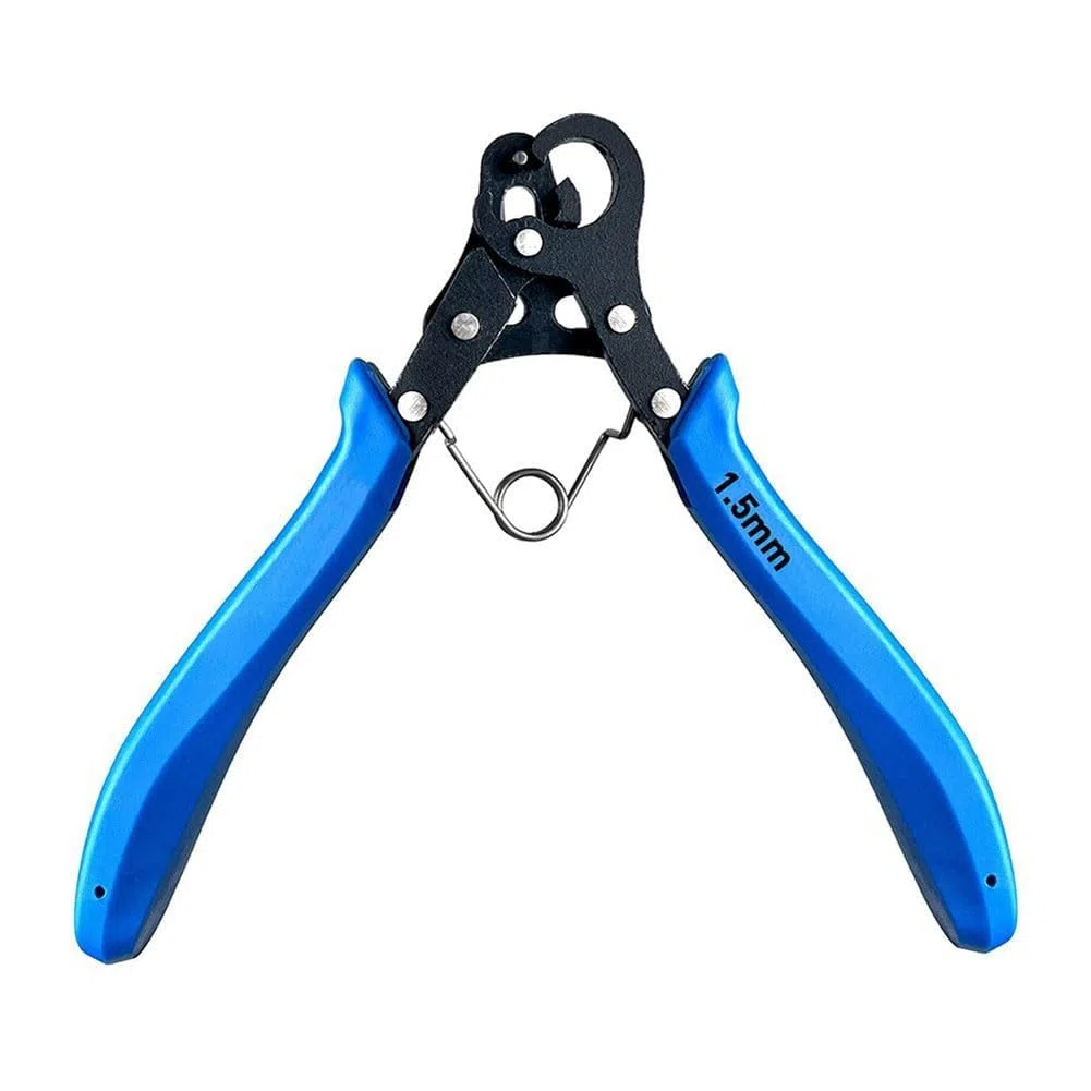 Rundzange zum Umwickeln von Draht, professionelle Drahtschlaufen, Biegerollzange, Schmuckherstellung, Reparaturwerkzeug für Metalldraht, DIY Handwerk (1,5 mm)