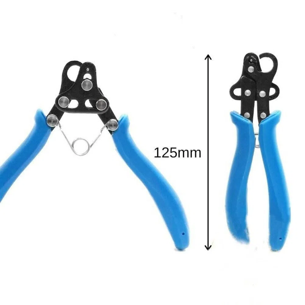 Rundzange zum Umwickeln von Draht, professionelle Drahtschlaufen, Biegerollzange, Schmuckherstellung, Reparaturwerkzeug für Metalldraht, DIY Handwerk (1,5 mm)