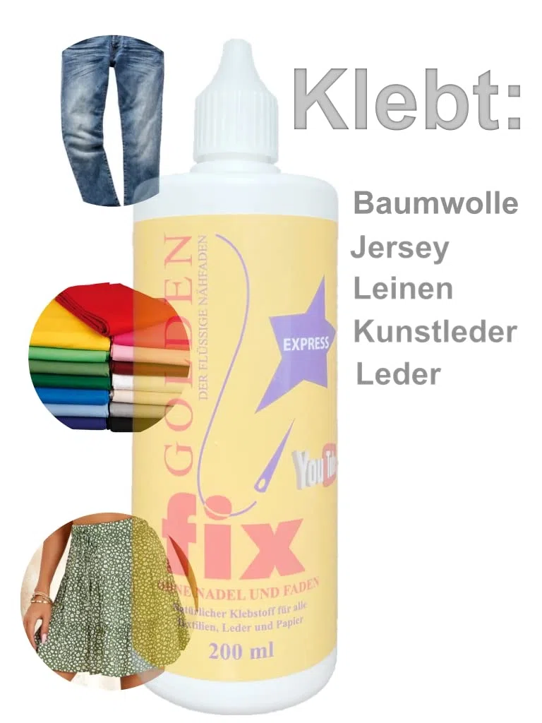Golden Fix Express Golden Fix Express Goldenfix Stoffkleber 200 ml