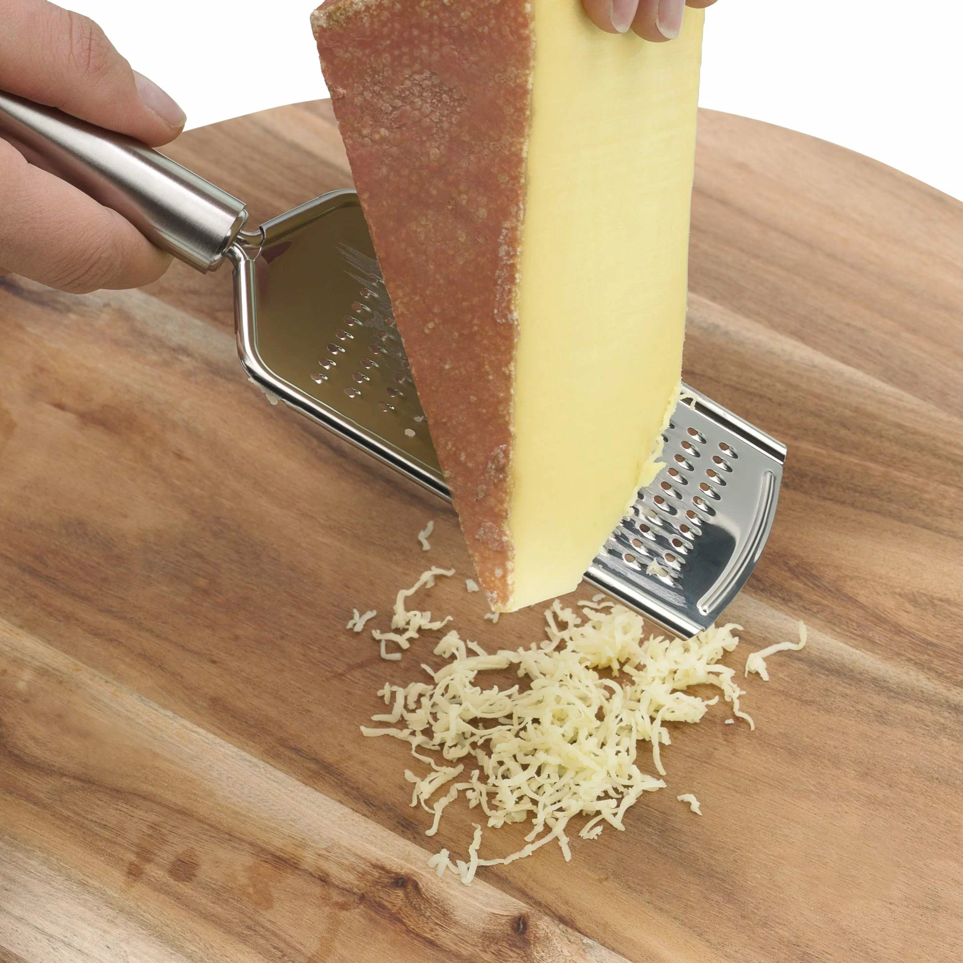 WMF Profi Plus Käsereibe Edelstahl 25 cm, feine Reibefläche, Parmesanreibe, Zitronenreibe, Cromargan Edelstahl, spülmaschinengeeignet