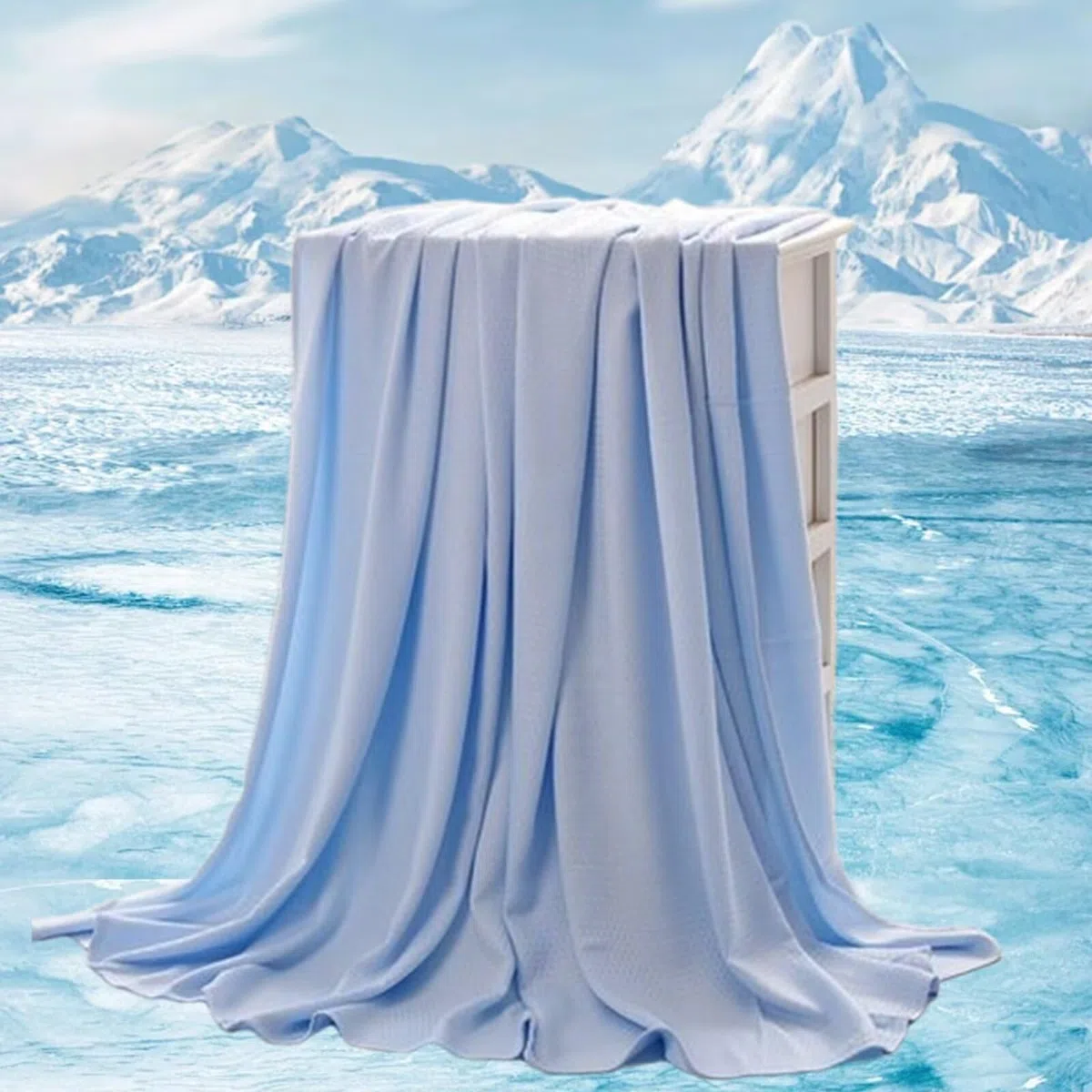 Kühldecke für Menschen, Kühlende Decke, Körper kühl halten, Doppelseitig Sommerdecke, Cooling Sleep Decke Bambusfasern Decke, doppelseitig Kinderdecke,Doppeltes Kältegefühl absorbiert Körperwärme