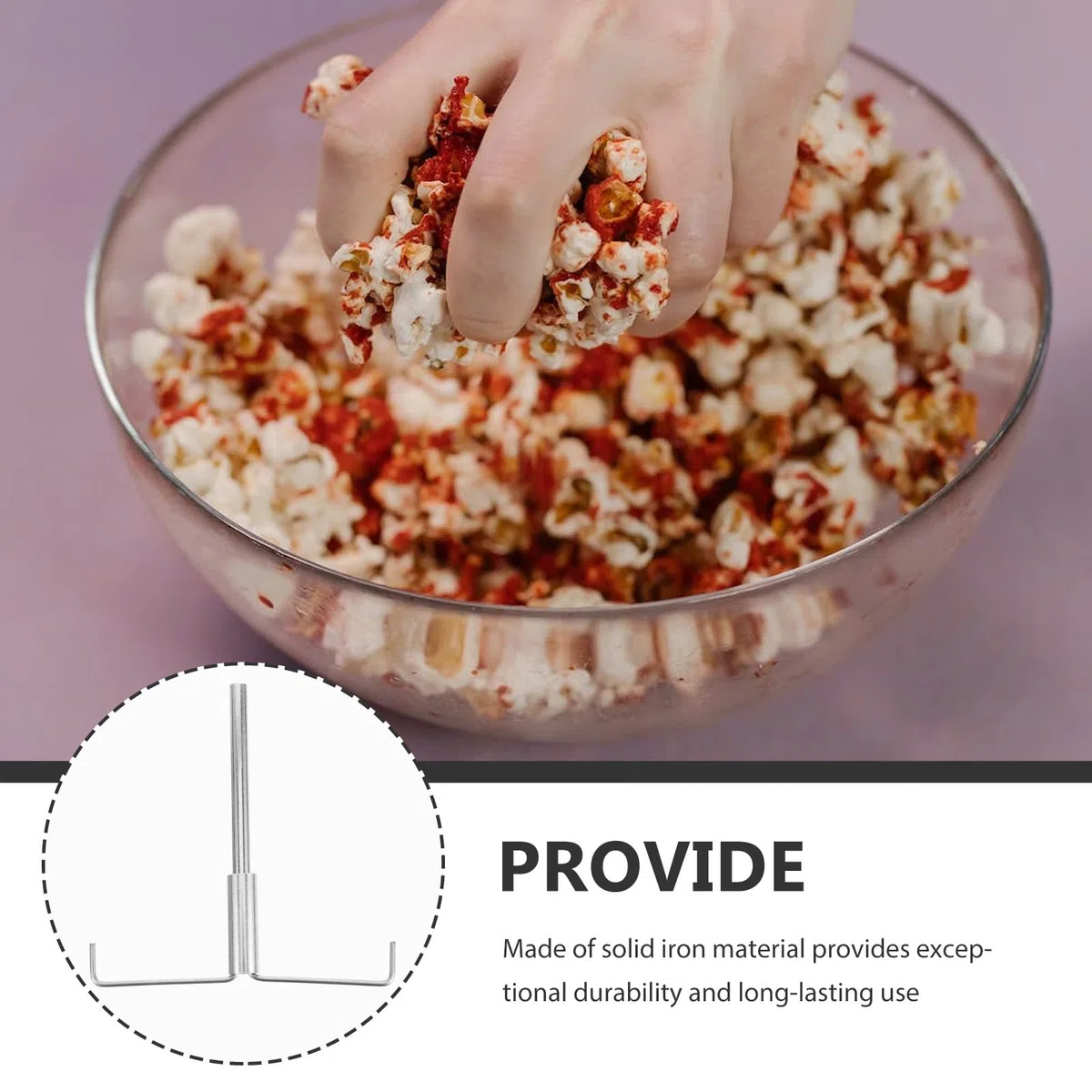 Popcornmaschine Ersatzteile – 1 Satz Popcorn-Mischkopf Rührstäbe Aus Eisen Für Popcornmaschinen, Robuste Konstruktion, Gleichmäßige Popcorn-Verteilung, Zubehör Für Kommerzielle Nutzung