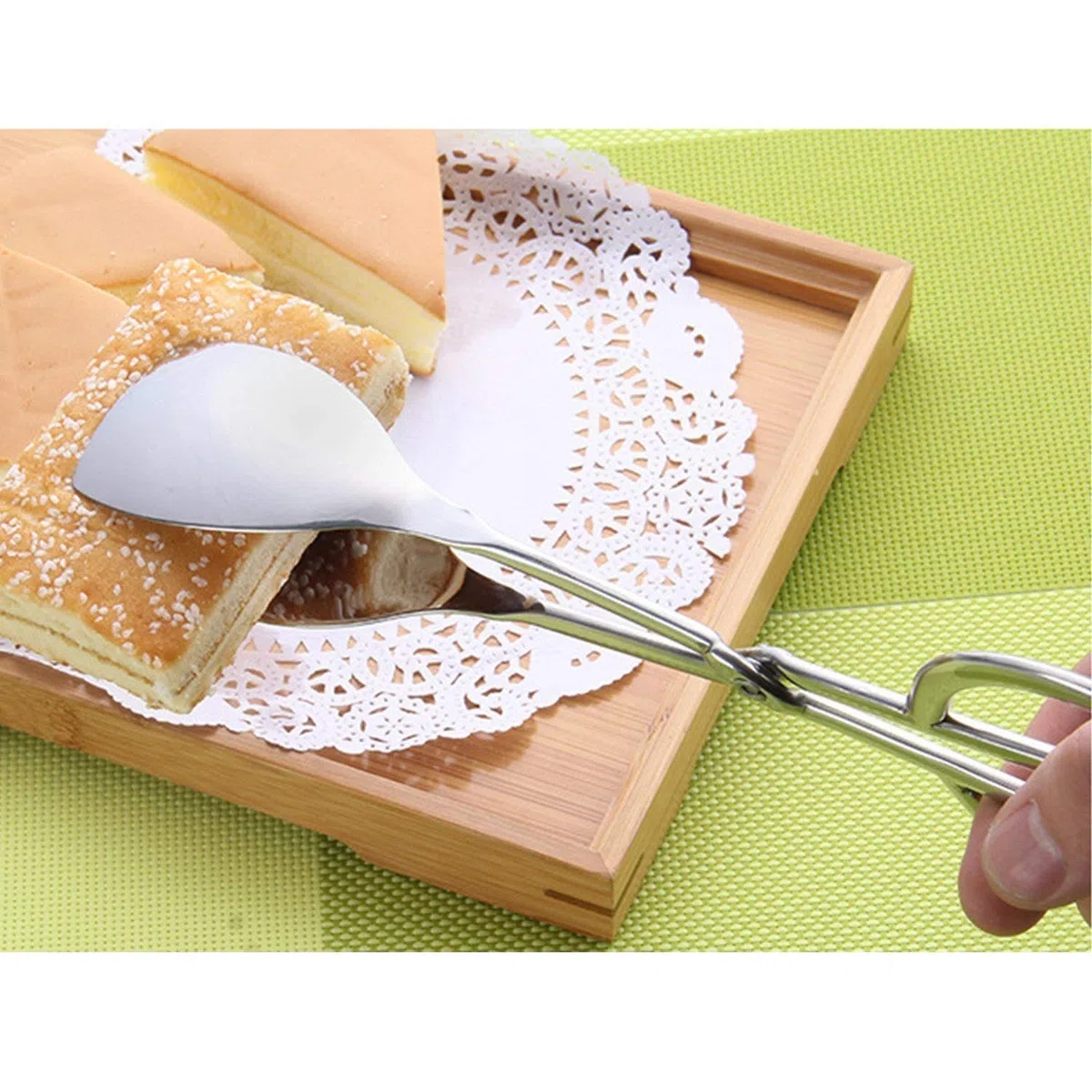 Gebäckzange Essen Tong, 2 Pack Küchenzangen,Tongs, Zange, Kitchen Tongs, Zange Küche, Gebäckzange, Küchen Zange, Fleisch Zange, Zange Küche Edelstahl, Gebäckzange Edelstahl, Küchen Zubehör BBQ