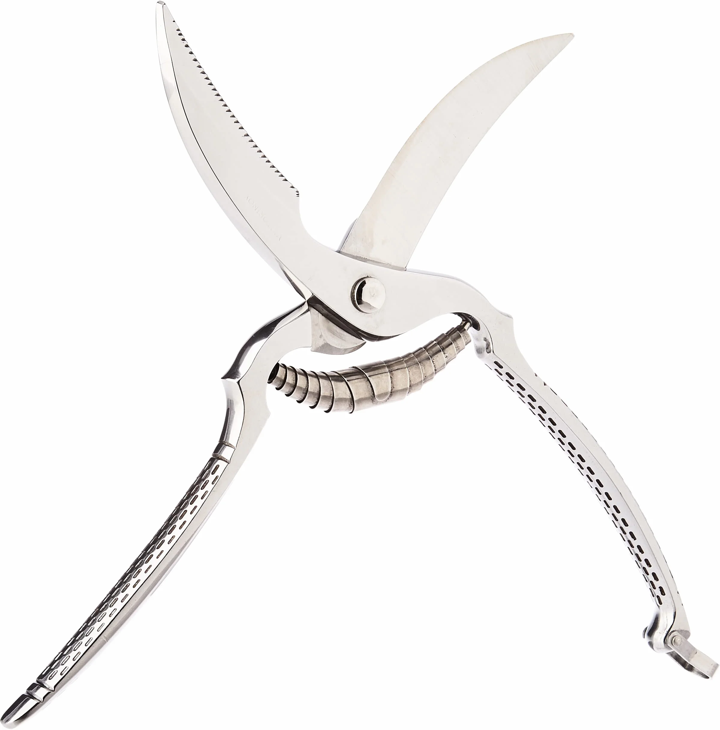 Victorinox Geflügelschere, Küchen-Schere, Extra Scharfe Klingen, Rostfreier Stahl, Metallgriff