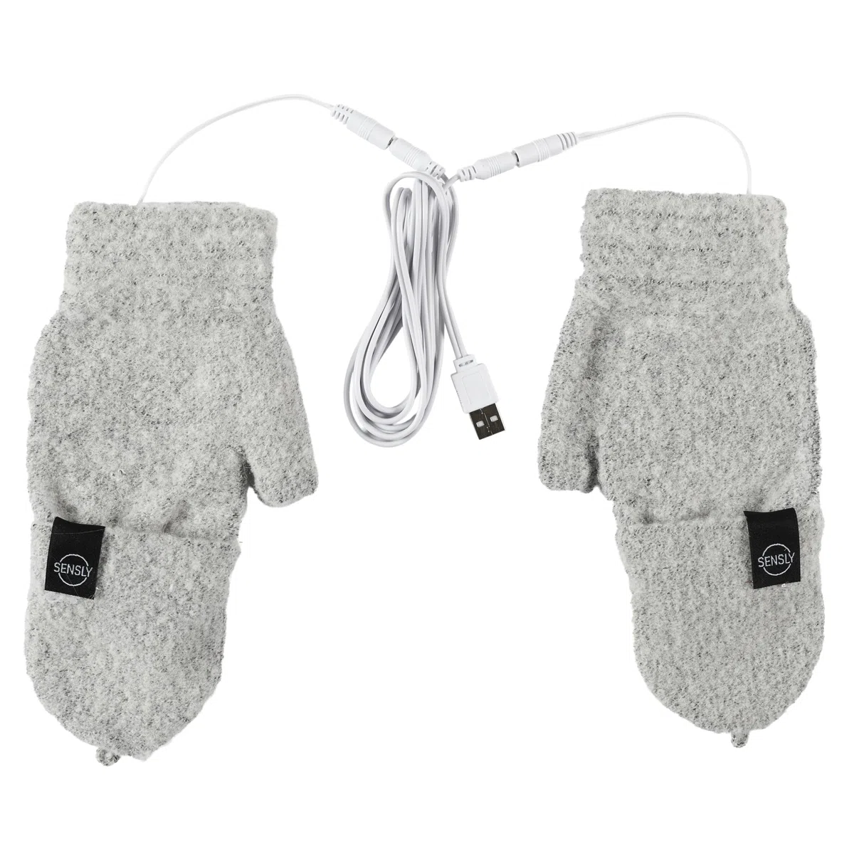 SENSLY USB, SB0046, USB-Heizhandschuhe, schnelle Erwärmung und optimaler Komfort, weiche und anpassbare Materialien, perfekt für Zuhause, Büro oder Reisen, Elegantes und praktisches Design