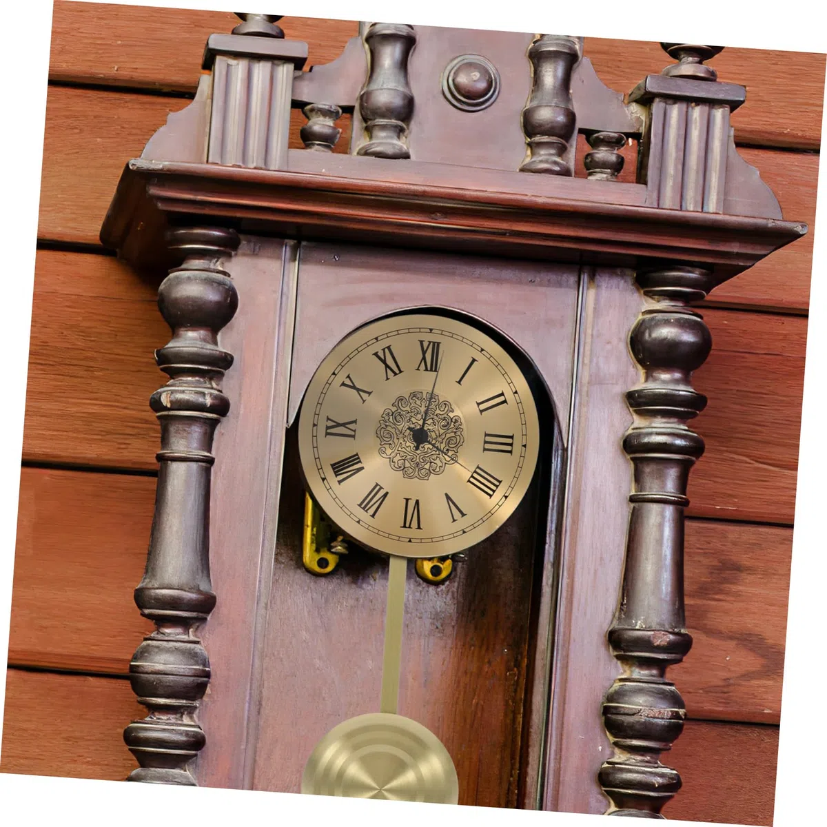 HOMSFOU DIY Uhr Zifferblatt 10.24 Zoll Rundes Aluminium Ersatz Zifferblatt Mit Römischen Zahlen Für Wanduhr Zubehör Zum Selbermachen