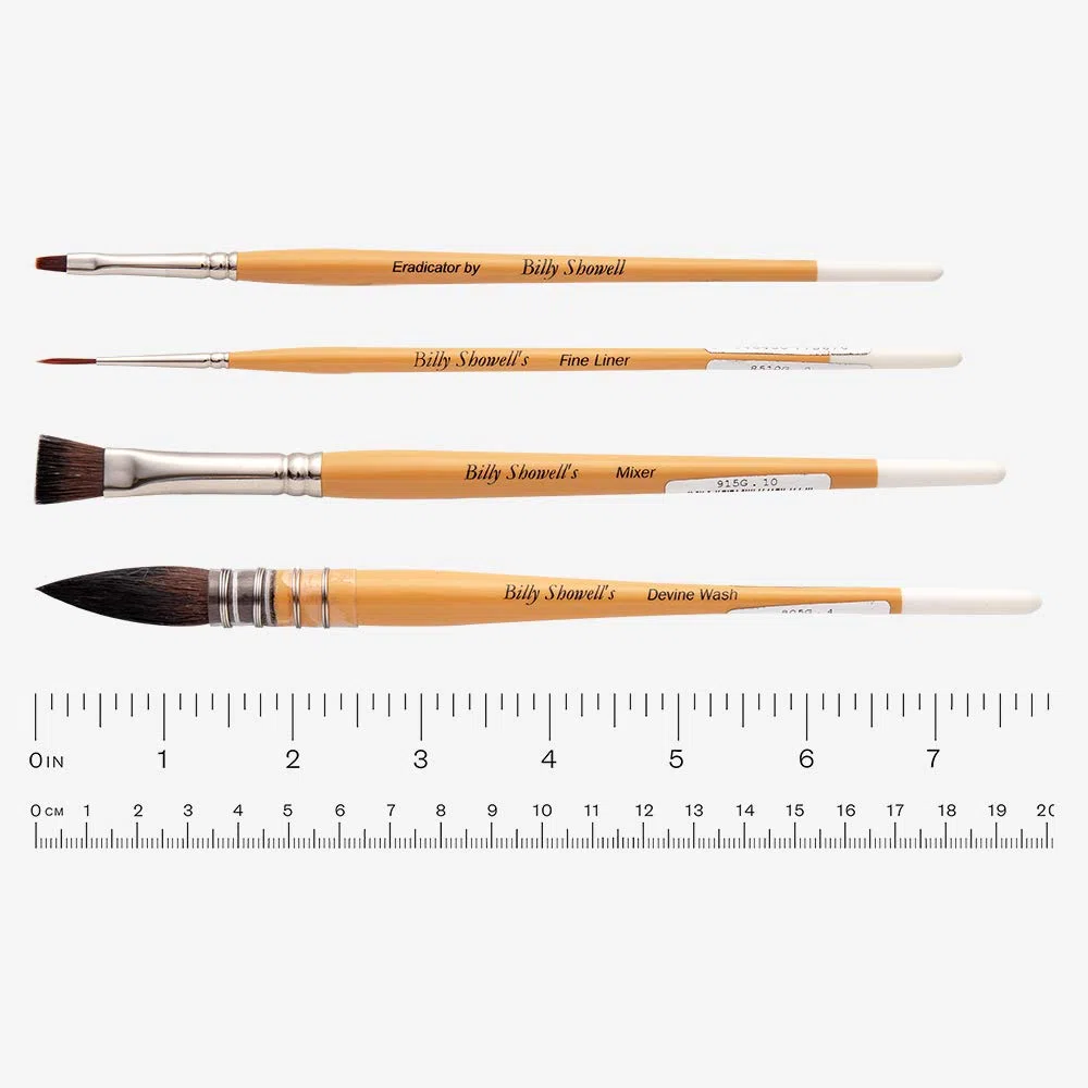 Billy Showell Round Synthetic Devine Wash Brush