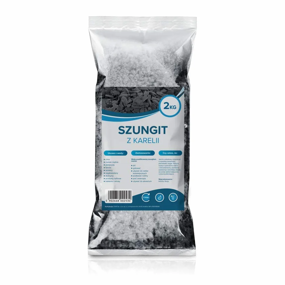 Wessper Schungit Rohsteine, 2 kg, Wassersteine, Shungit Wasserenergetisierung